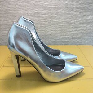 Steven by Steve Madden, Adele, silver pump, 7 ½ M